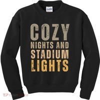 Cozy Nights And Stadium Lights Football Kids Sweatshirt thumb 0