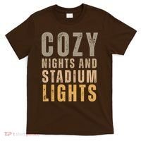 Cozy Nights And Stadium Lights Football T-Shirt thumb 0