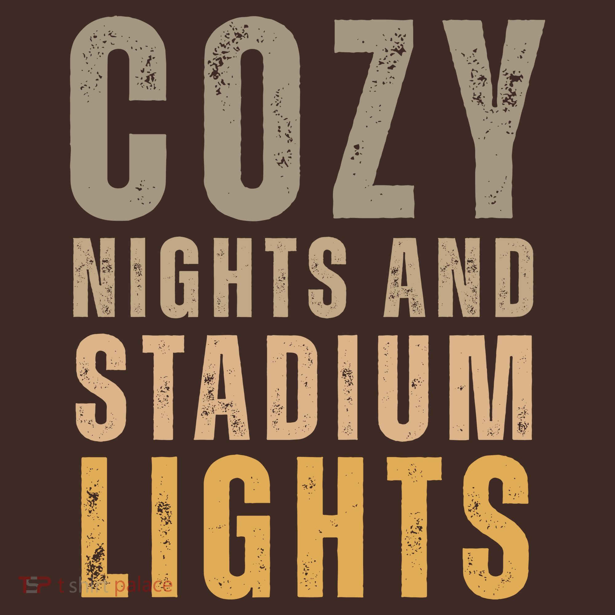 Cozy Nights And Stadium Lights Football Coaster