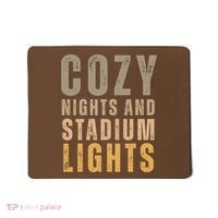 Cozy Nights And Stadium Lights Football Mousepad thumb 0