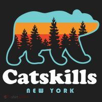Catskills Ny Bear Mountains Camping Hiking New York Gift Women's Sweatshirt thumb 2