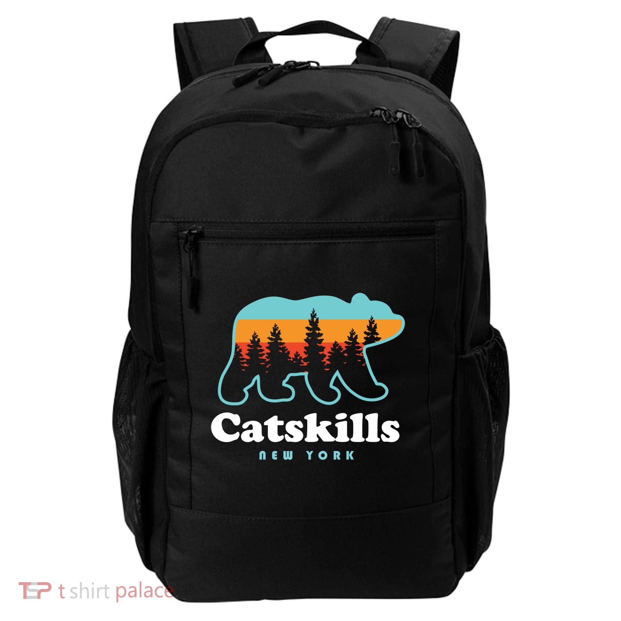 Catskills Ny Bear Mountains Camping Hiking New York Gift Backpack