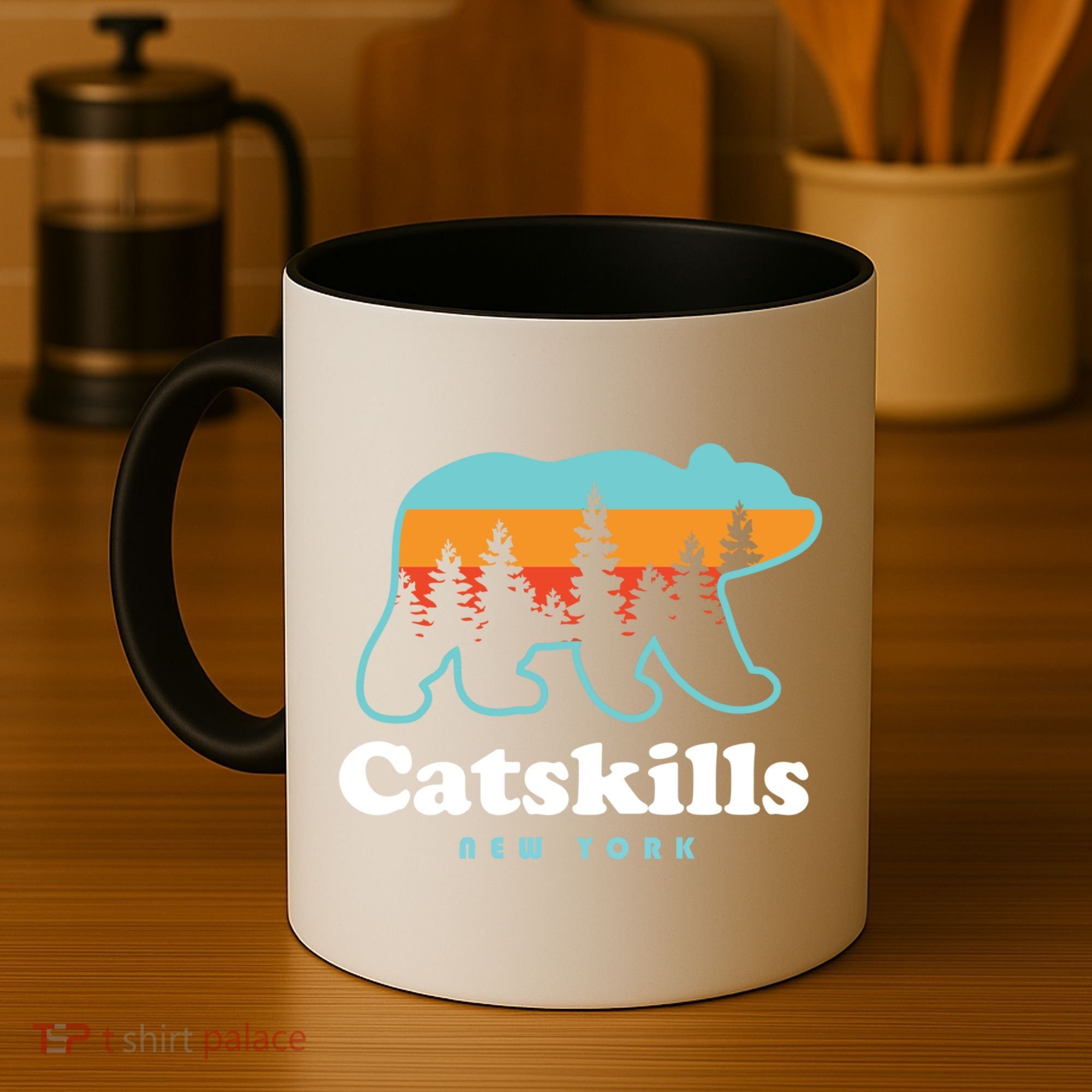 Catskills Ny Bear Mountains Camping Hiking New York Gift Coffee Mug