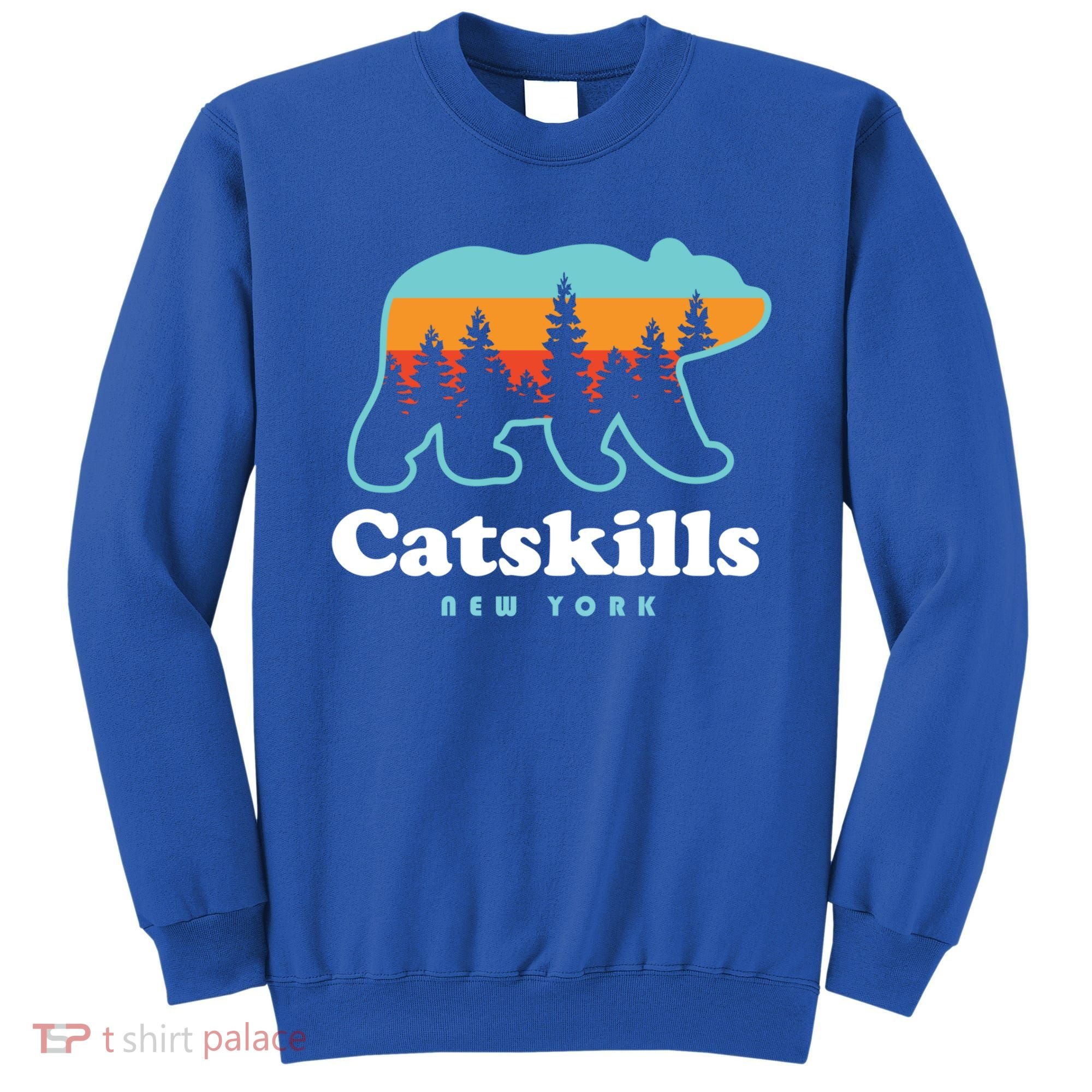Catskills Ny Bear Mountains Camping Hiking New York Gift Sweatshirt