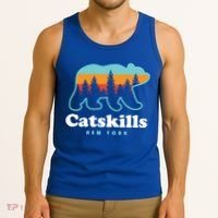 Catskills Ny Bear Mountains Camping Hiking New York Gift Tank Top thumb 3