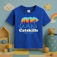 Catskills Ny Bear Mountains Camping Hiking New York Gift Toddler T-Shirt thumb 3