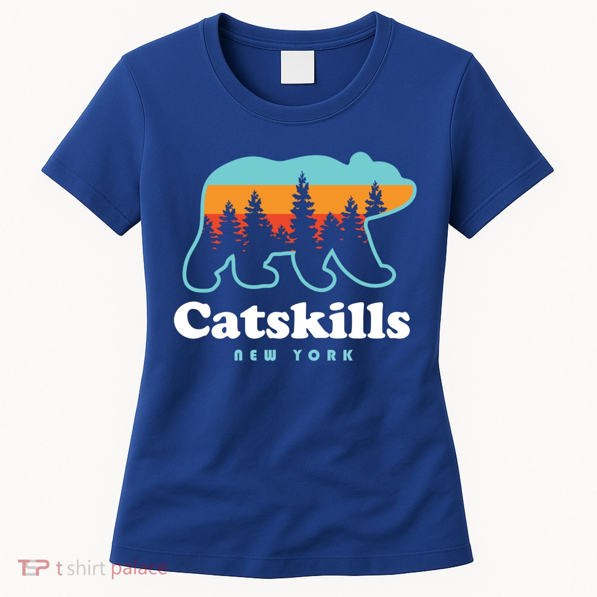 Catskills Ny Bear Mountains Camping Hiking New York Gift Women's T-Shirt