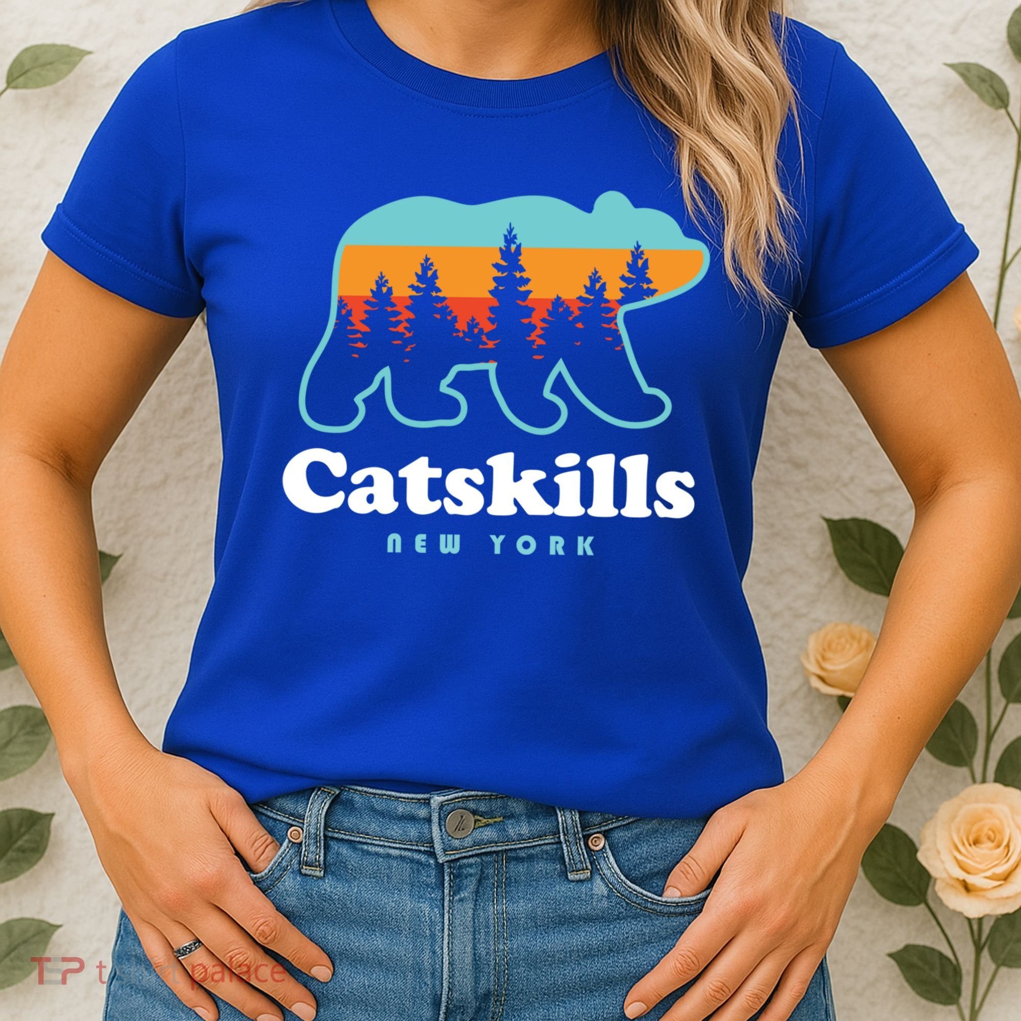 Catskills Ny Bear Mountains Camping Hiking New York Gift Women's T-Shirt