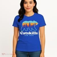 Catskills Ny Bear Mountains Camping Hiking New York Gift Women's T-Shirt thumb 4