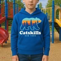 Catskills Ny Bear Mountains Camping Hiking New York Gift Kids Hoodie thumb 2