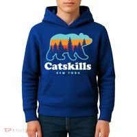 Catskills Ny Bear Mountains Camping Hiking New York Gift Kids Hoodie thumb 4
