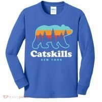 Catskills Ny Bear Mountains Camping Hiking New York Gift Kids Long Sleeve Shirt thumb 0