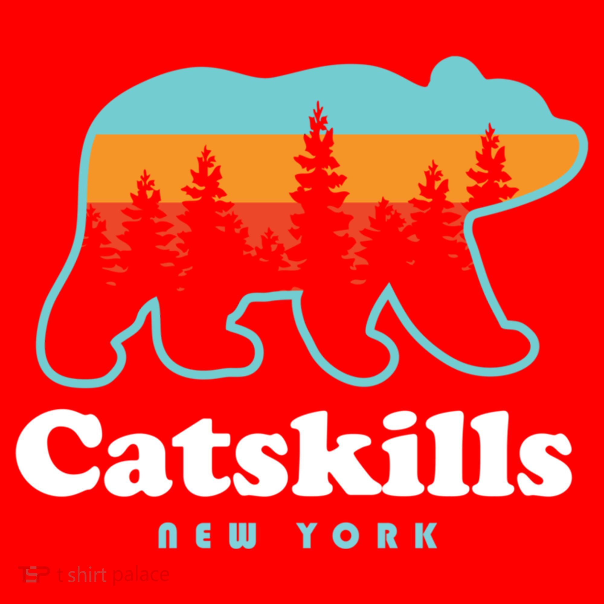 Catskills Ny Bear Mountains Camping Hiking New York Gift Santa Hat