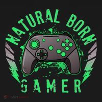 Cool Natural Born Gamer Backpack thumb 2