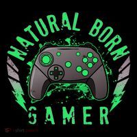 Cool Natural Born Gamer Bucket Hat thumb 4
