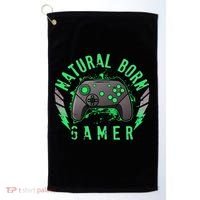 Cool Natural Born Gamer Golf Towel thumb 0