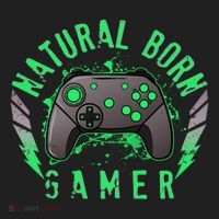 Cool Natural Born Gamer Golf Towel thumb 3