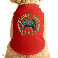 Cool Natural Born Gamer Doggie Tank thumb 0
