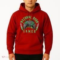 Cool Natural Born Gamer Hoodie thumb 2