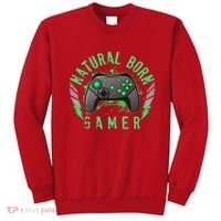 Cool Natural Born Gamer Sweatshirt thumb 0