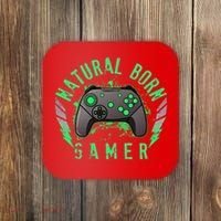 Cool Natural Born Gamer Coaster thumb 0