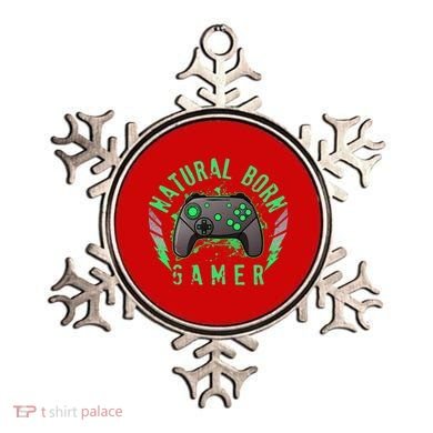 Cool Natural Born Gamer Ornament