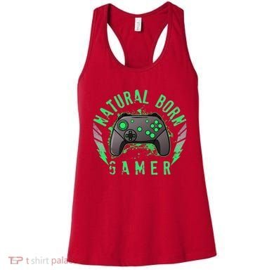 Cool Natural Born Gamer Women's Tank Top