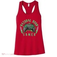 Cool Natural Born Gamer Women's Tank Top thumb 0
