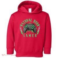 Cool Natural Born Gamer Toddler Hoodie thumb 0