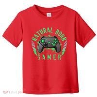 Cool Natural Born Gamer Toddler T-Shirt thumb 0
