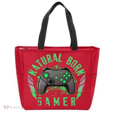 Cool Natural Born Gamer Tote Bag