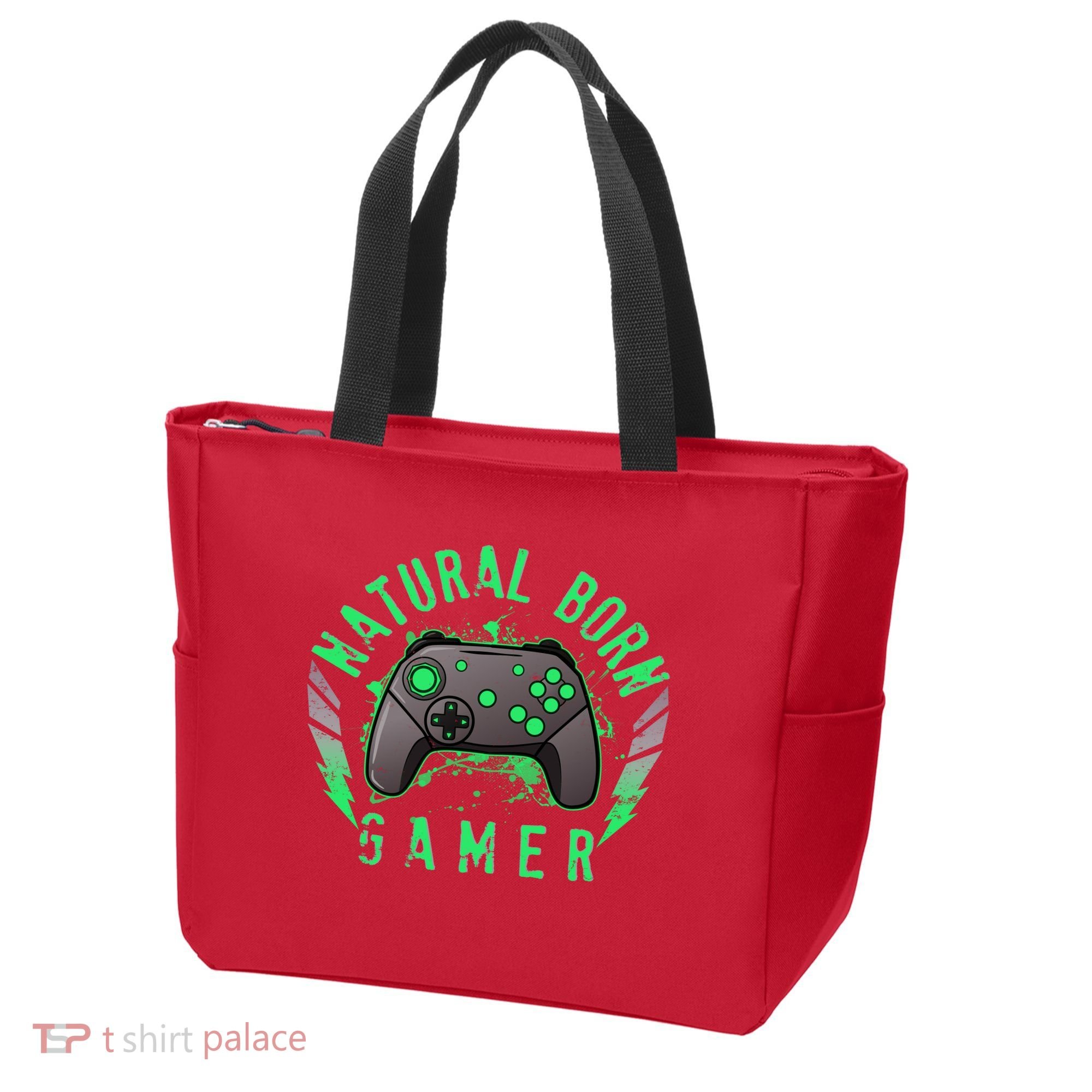 Cool Natural Born Gamer Tote Bag