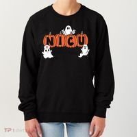 Cute Nicu Boo Crew Spooky Nurse Halloween Cute Ghost Pumpkin Women's Sweatshirt thumb 0