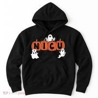 Cute Nicu Boo Crew Spooky Nurse Halloween Cute Ghost Pumpkin Hoodie thumb 0