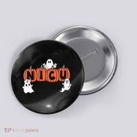 Cute Nicu Boo Crew Spooky Nurse Halloween Cute Ghost Pumpkin Button thumb 0