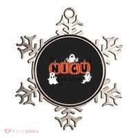 Cute Nicu Boo Crew Spooky Nurse Halloween Cute Ghost Pumpkin Ornament thumb 0