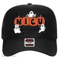 Cute Nicu Boo Crew Spooky Nurse Halloween Cute Ghost Pumpkin Hat thumb 0