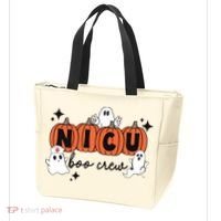 Cute Nicu Boo Crew Spooky Nurse Halloween Cute Ghost Pumpkin Tote Bag thumb 3