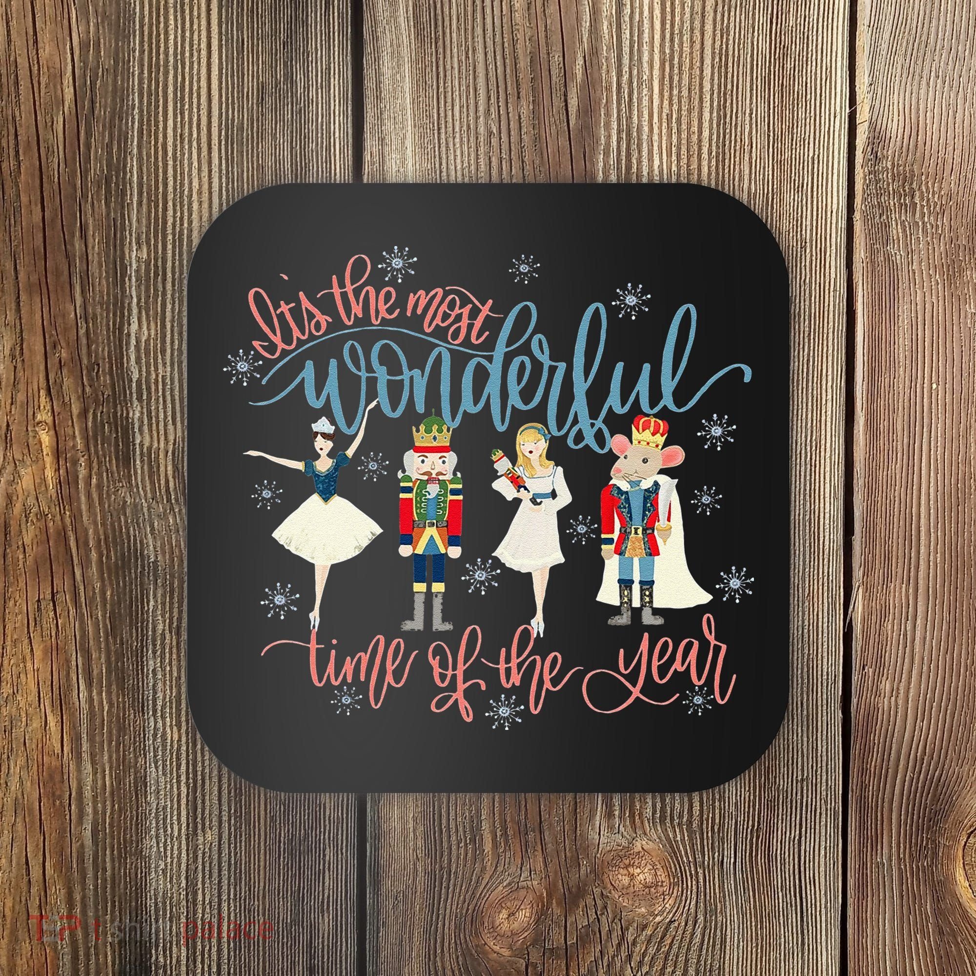 Christmas Nutcracker Ballet Ballerina Funny Xmas Holiday Coaster