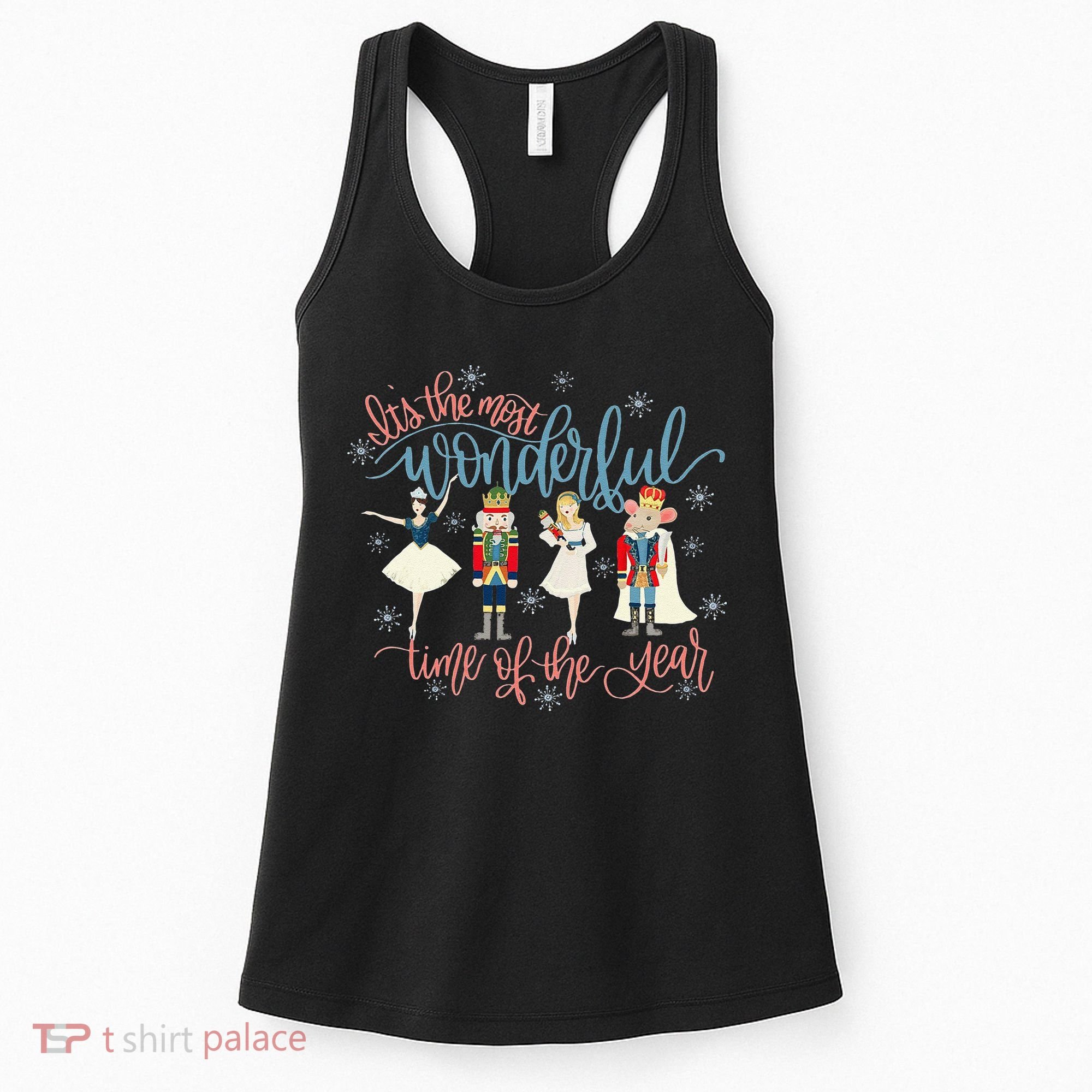 Christmas Nutcracker Ballet Ballerina Funny Xmas Holiday Women's Tank Top