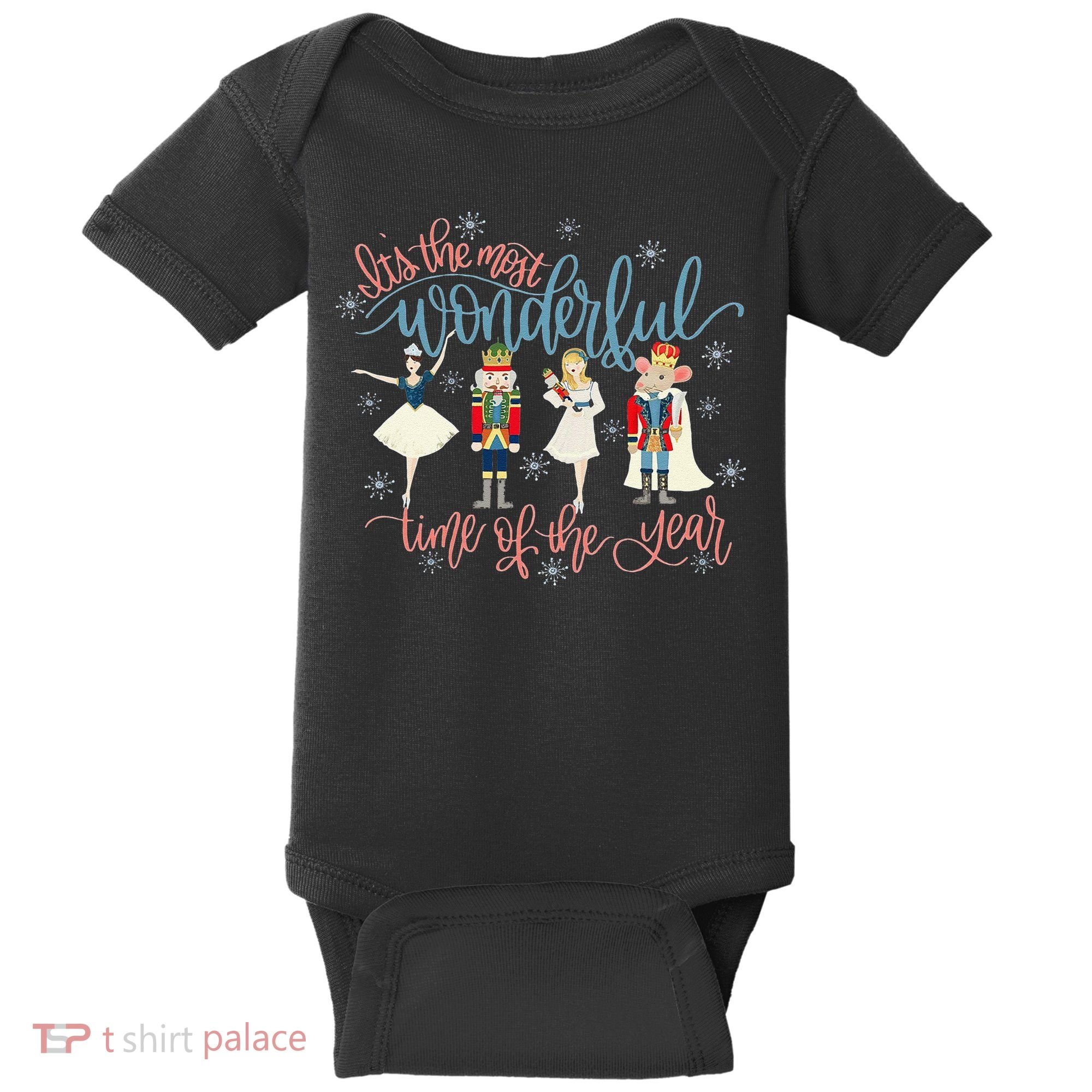 Christmas Nutcracker Ballet Ballerina Funny Xmas Holiday Baby Bodysuit