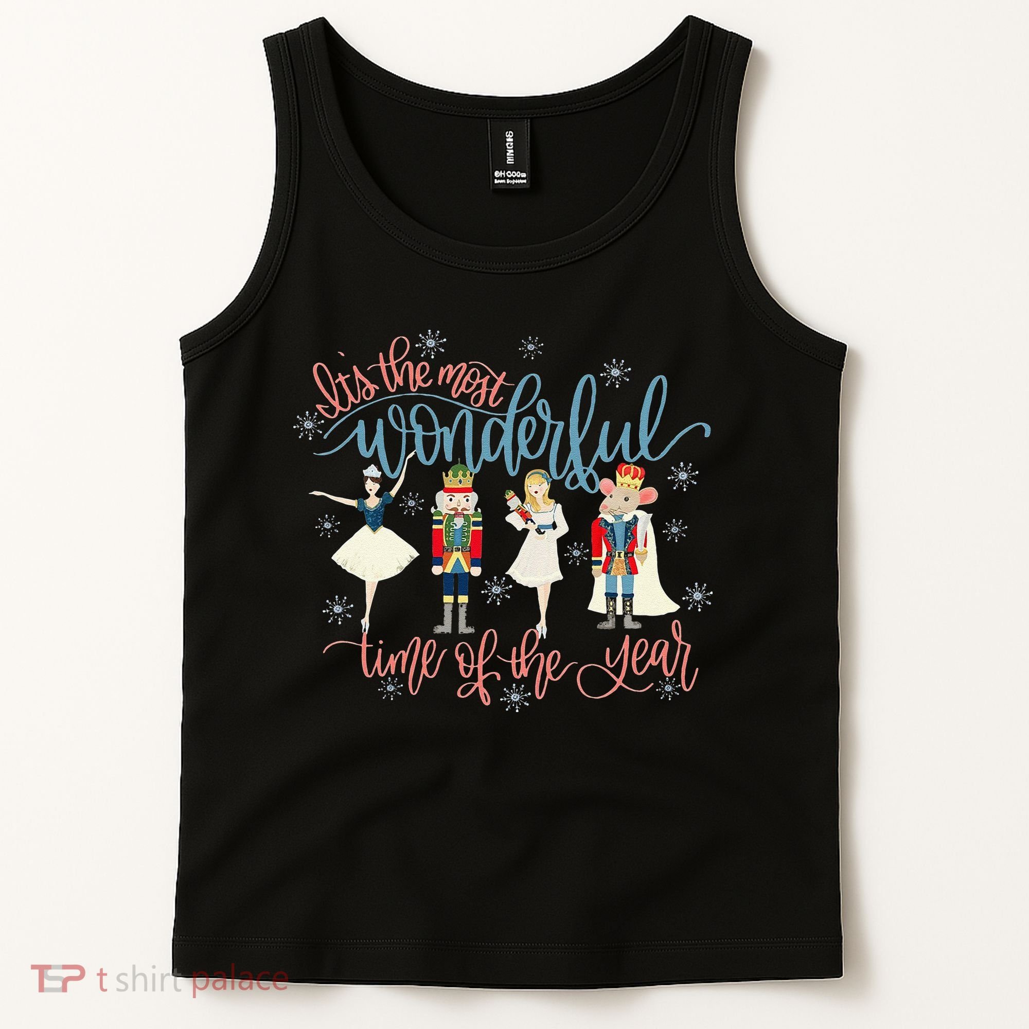 Christmas Nutcracker Ballet Ballerina Funny Xmas Holiday Tank Top