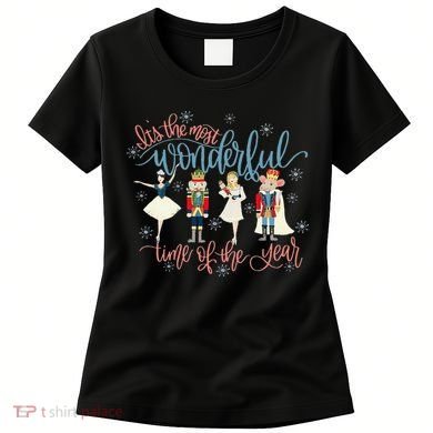 Christmas Nutcracker Ballet Ballerina Funny Xmas Holiday Women's T-Shirt