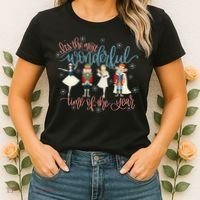 Christmas Nutcracker Ballet Ballerina Funny Xmas Holiday Women's T-Shirt thumb 2
