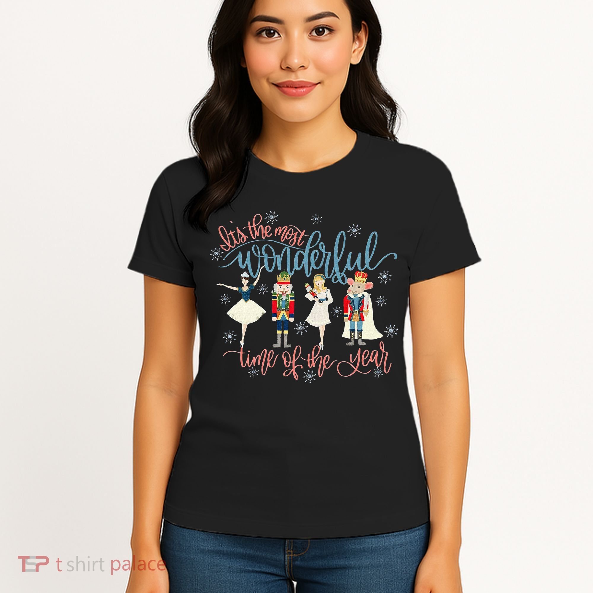 Christmas Nutcracker Ballet Ballerina Funny Xmas Holiday Women's T-Shirt