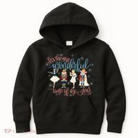 Christmas Nutcracker Ballet Ballerina Funny Xmas Holiday Kids Hoodie thumb 0