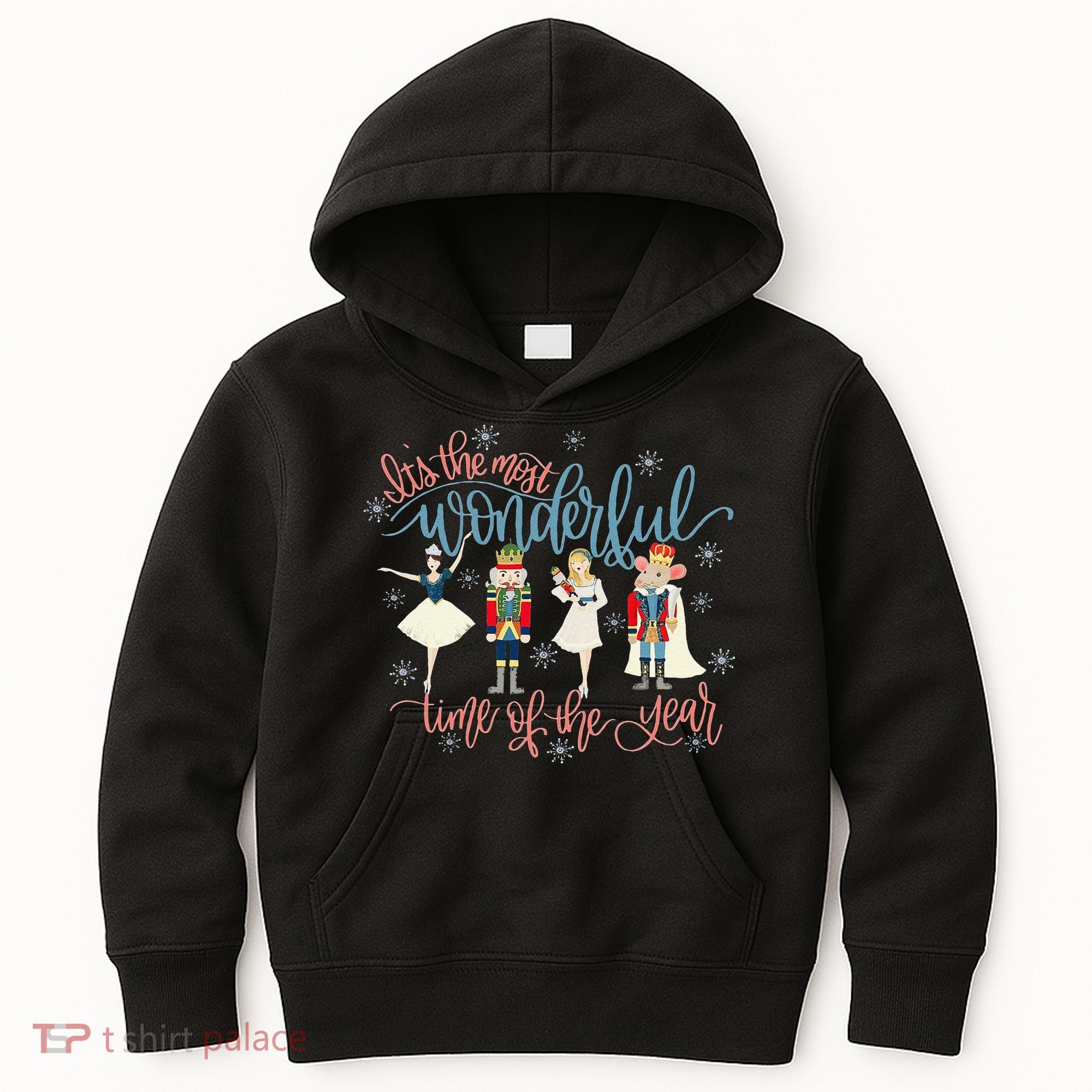 Christmas Nutcracker Ballet Ballerina Funny Xmas Holiday Kids Hoodie
