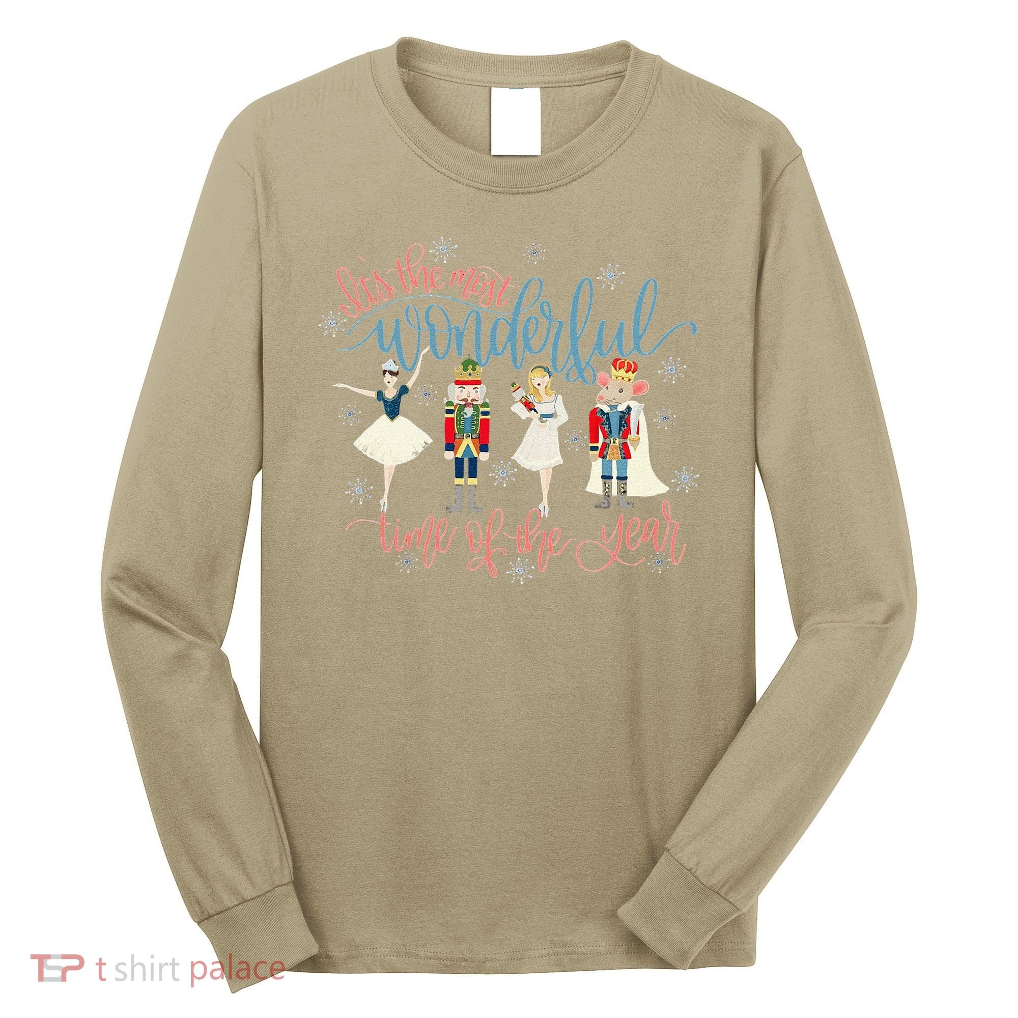 Christmas Nutcracker Ballet Ballerina Funny Xmas Holiday Long Sleeve Shirt