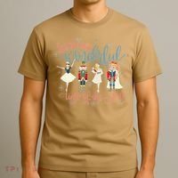 Christmas Nutcracker Ballet Ballerina Funny Xmas Holiday T-Shirt thumb 3