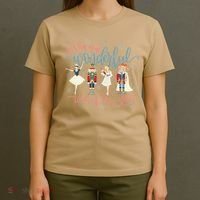 Christmas Nutcracker Ballet Ballerina Funny Xmas Holiday T-Shirt thumb 4